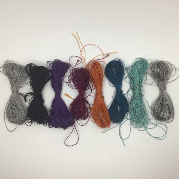 Rope yarn Silver Creole earring - Crochet Kit