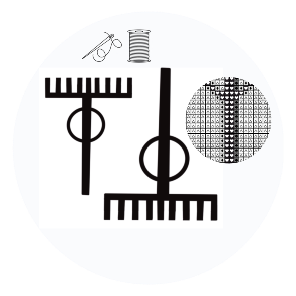 Amazigh weaving comb Amazigh weaving comb