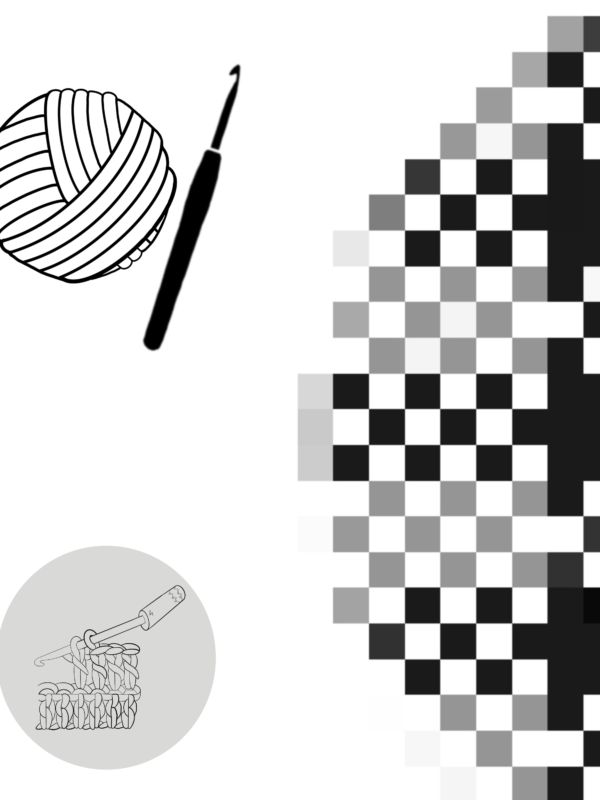 Tellem filet crochet 1 Tellem filet crochet pattern 1